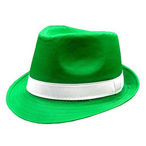 St. Patrick's Day Irish Kelly Green Fedora Hat