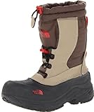 The North Face Alpenglow II Boot - Boys' Silver Mink Brown/Demitasse Brown, 4.0