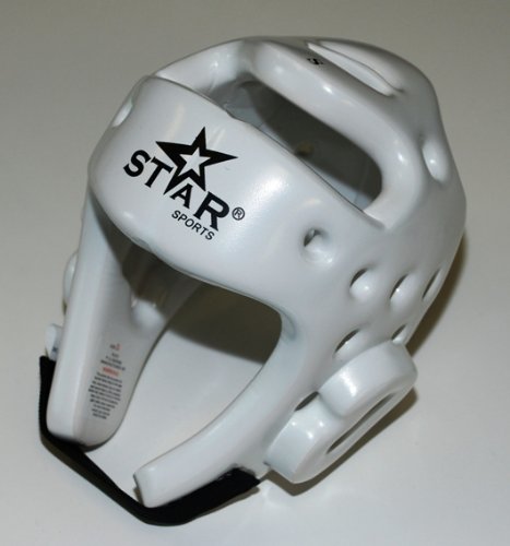 Star Sports Taekwondo TKD Kickboxing Helmet Head Gear Guard Protector Xs-l White