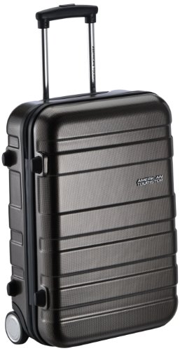 American Tourister Pasadena Upright 55/20 Equipaje de cabina, 55 cm, 44 L, Negro (Negro)
