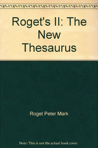 Rogets Ii New by Peter Mark Roget