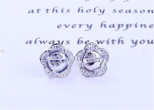 Algopix Similar Product 20 - MFMei Sterling Silver Plum Blossom