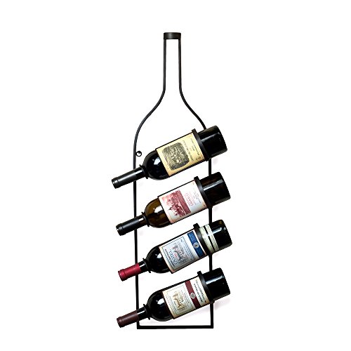 Algopix Similar Product 16 - 4 Bottle Wall Mount Wine Rack