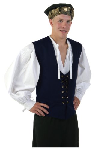 Algopix Similar Product 16 - Navy Renaissance Vest