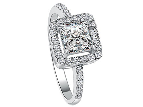 Berar Womens Fashion Retro Gold Plating Diamond Ring