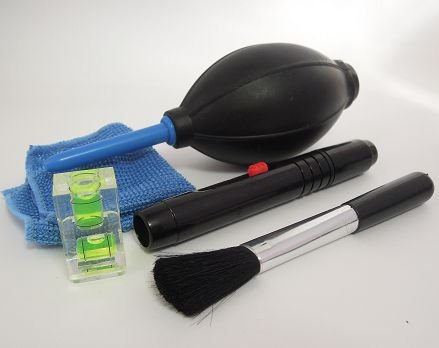 カメラ クリーニング レンズクリーニング 5点セット(レンズペン ブロワー ブラシ レベラー クロス) キット 清掃 用品 メンテナンス