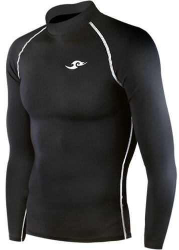 JustOneStyle Men's Take Five Skin Compression Base Layer Running Shirt