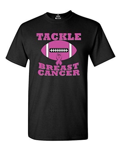 Shop4Ever® Tackle Breast Cancer T-shirt Breast Cancer Awareness Shirts