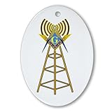 Masonic Ham Tower Ornament Oval Oval Ornament
