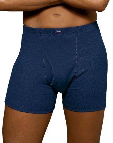 Hanes Men's Comfortblend No Ride Up Boxer Briefs with CSWB (3 Pack)