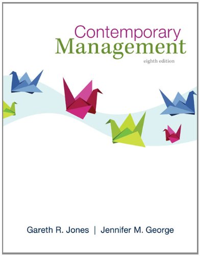 Contemporary Management by Gareth Jones  ,