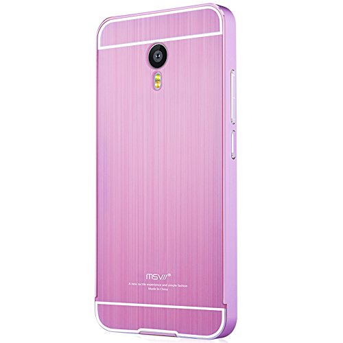 Rosa Aluminum Bumper Funda PC Back Case y Protector de Pantalla Para Meizu m2 note / Blue Charm Note2 (no...