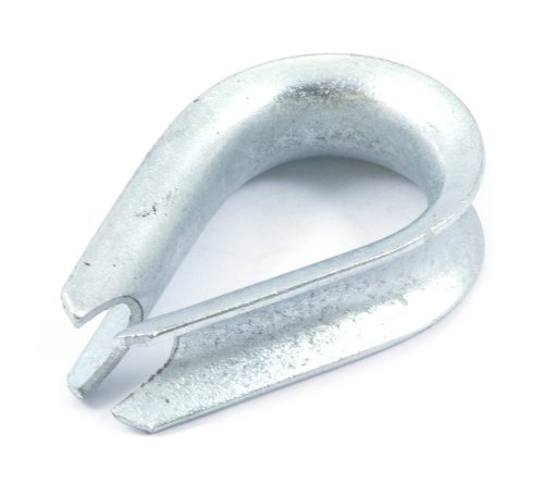 Algopix Similar Product 2 - Forney 61035 Wire Rope Thimbles Zinc