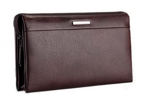 Betterlife Men's Leather Handbag Clutch Bag Long Wallet