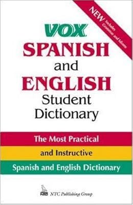 Vox Spanish and English Student Dictionary