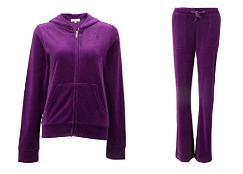 

J&D Life Women Hoodies Sports Tracksuit Wear Suit (Coat + Pant)