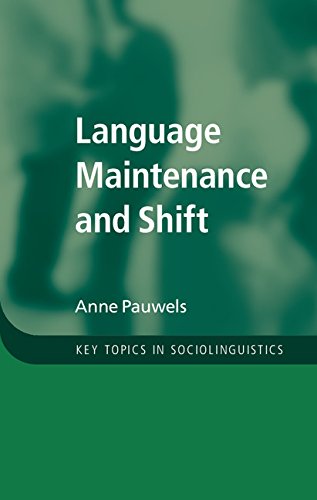 Language Maintenance and Shift (Key Topics in Sociolinguistics) by Anne Pauwels