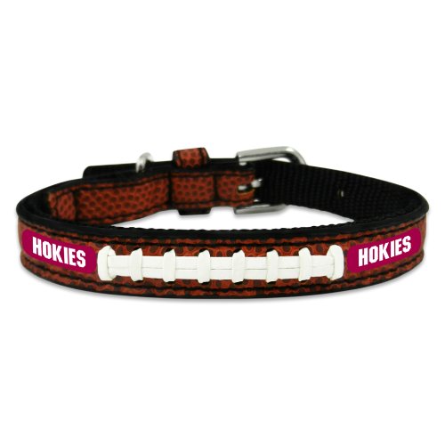 

NCAA Virginia Tech Hokies Classic Leather Football Collar