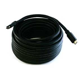 HDMI Silver-Plated Copper CL2 Rated (For In-Wall Installation) Cable (22AWG) - 50ft (Gold Plated Connectors)