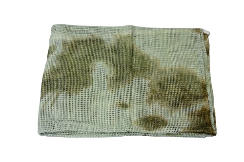 ミリタリー メッシュスカーフ 10色 (スノーカモ)