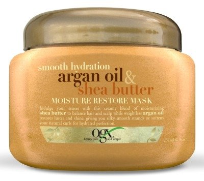OGX Moisture Restore Mask, Smooth Hydration Argan Oil & Shea Butter, 8oz