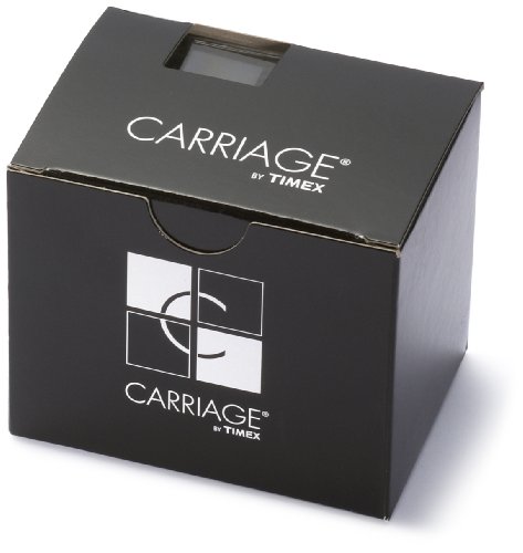 

Carriage Women's C6A241 Two-Tone Oval Case Silver-Tone Dial Two-Tone Stainless Steel Expansion Band Watch
