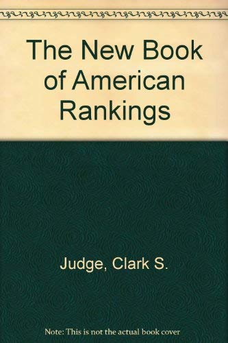 The New Book of American Rankings by George Thomas Kurian
