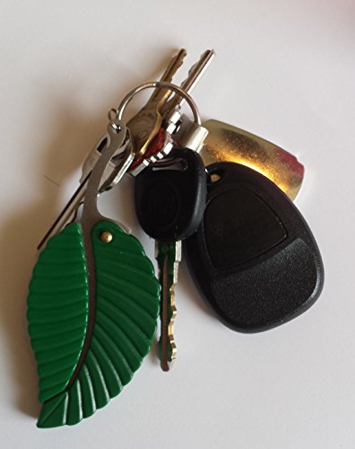 4" Leaf Stainless Steel Folding Pocket Keychain Knife - Sharp Compact - Image 4