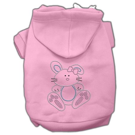 

Bunny Rhinestone Hoodies Pink L (14)