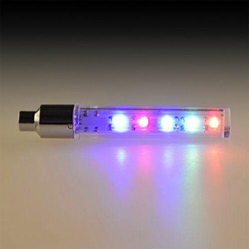 2pcs 32 Changes Bike Bicycle Wheel Tire Valve Cap Spoke Neon 5 LED Lights Lamp