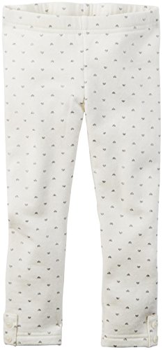 Carter's Little Girls' Print Leggings (Toddler/Kid) - White Hearts - 3T