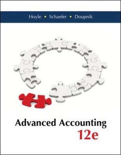 Advanced Accounting by Joe Ben Hoyle