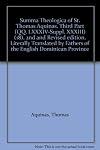 The "Summa Theologica" of St. Thomas Aquinas: Part III. QQ. LXXXIV-XC, Supplement I-XXXIII