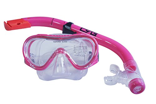 CRG JUNIOR Swimming Diving Mask & Semi Dry Top Snorkel Combo Set
