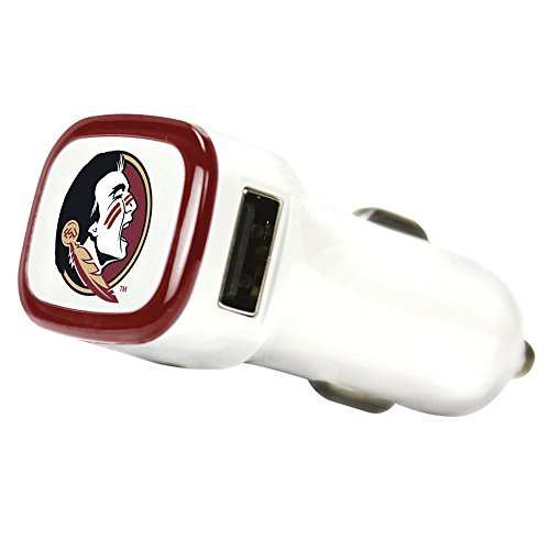 NCAA Florida State Seminoles Car Charger, White