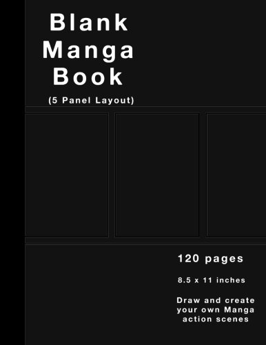 Algopix Similar Product 7 - Blank Manga Book 5 panel layout 120