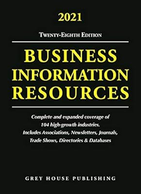 Business Information Resources 2021 (Directory of Business Information Resources)
