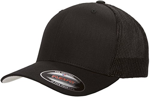 Flexfit Trucker Cap. 6511 - Black - One Size
