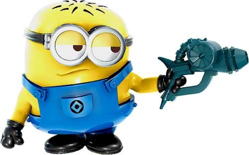 

Despicable Me 2 Battle Pods LOOSE 1 Inch Micro Figure #36 Blaster Jerry [Battle Pods]