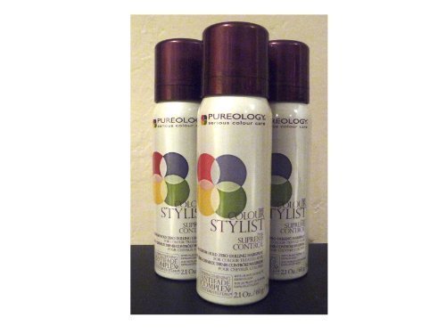 3 Pureology Color Supreme Control Maximum Hairspray 2.1oz