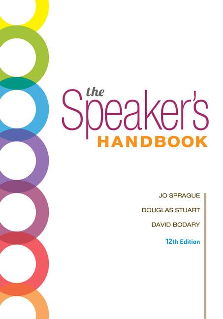 Bundle: The Speaker's Handbook, Spiral bound Version, 12th + MindTap Speech, 1 term (6 months) Printed Access Card by Jo Sprague