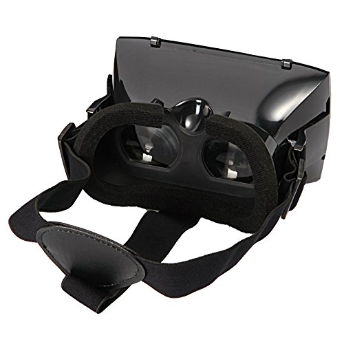 

TechIntheBox ColorCross Google Virtual Reality 3D Video Glasses Cardboard Head Mount Plastic Version 3D Video Glasses, VR Bi-convex headset Free Hand for 4.7"~6" Smartphone