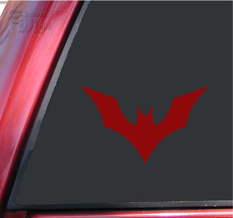 Batman Beyond Vinyl Decal Sticker - Dark Red