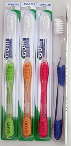 GUM MicroTip Toothbrush - 475 Compact, Ultra Soft