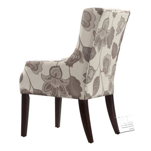 

Floral Print Sloped Arm Chair Upholstery