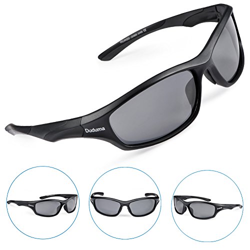 Duduma Polarized Sports Sunglasses for Running Cycling Fishing Golf Tr636 Flexible Superlight Frame