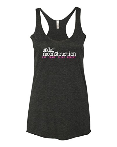 Panoware Women's Workout Racerback Tank | Under Reconstruction Eat Train Sleep Repeat