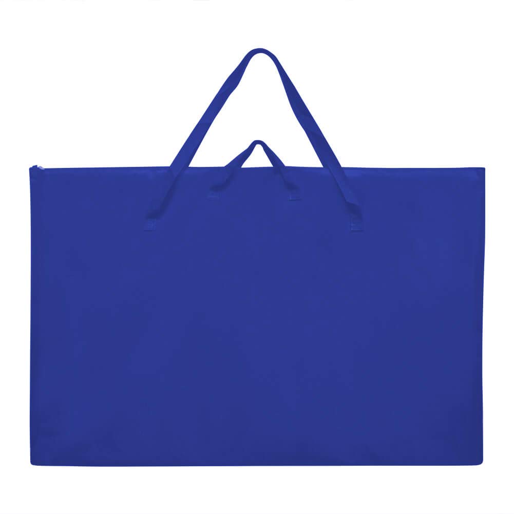 ZKOO 24 x 36 Inch Art Portfolio Bag, Large Art Portfolio Light Weight Waterproof Poster Board Storage Bag, Studio Collection Tote for Artwork, Poster, Sketch Drawing, Canvas (24"*36"-Blue)