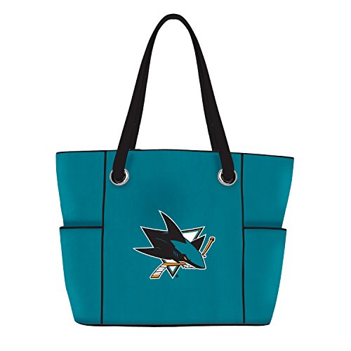 Algopix Similar Product 14 - Charm14 NHL San Jose Sharks Deluxe Tote