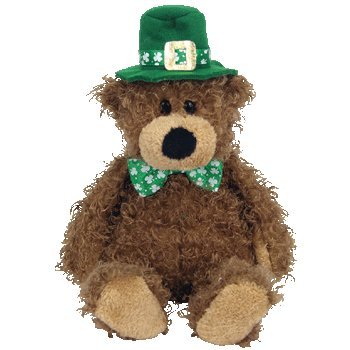 Ty Beanie Babies Lucky O'Day - Irish Bear